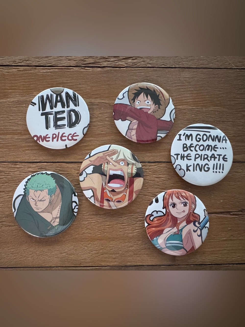 One Piece Anime Character Magnet Set